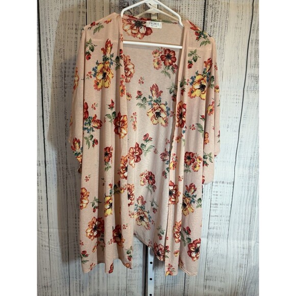 Frumos Women’s Floral Cover Up Cardigan Light Weight - Picture 1 of 3